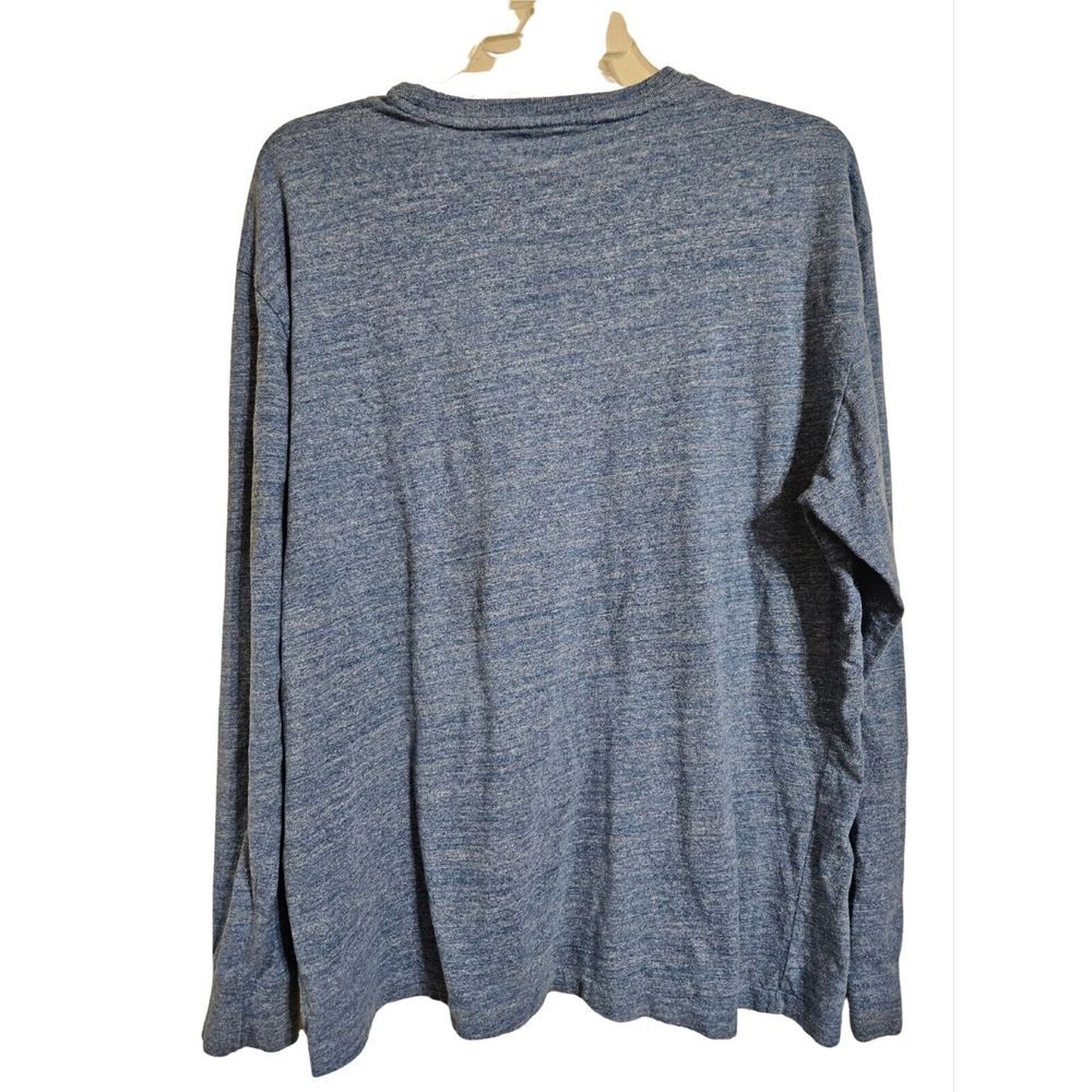Polo Ralph Lauren Mens M Blue Long Sleeve Shirt Preppy Classic - Picture 2 of 6